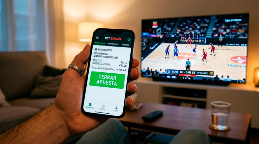 Guía de cashout y cobro anticipado en apuestas NBA