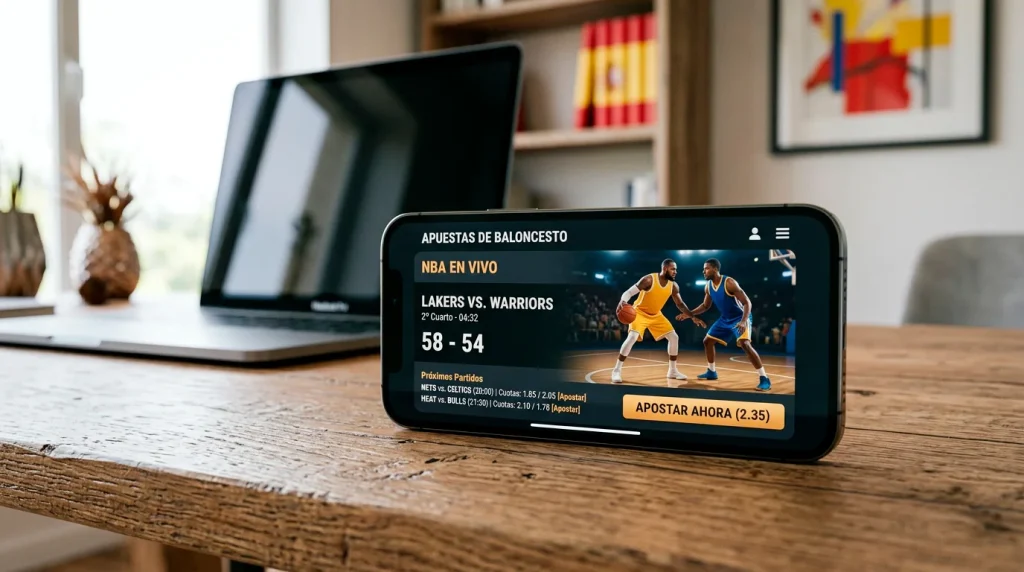 Comparativa de casas de apuestas NBA con licencia DGOJ en España