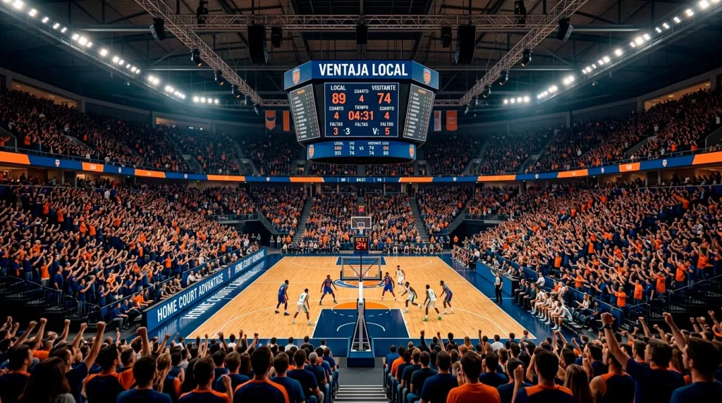Análisis de la ventaja de campo en apuestas NBA
